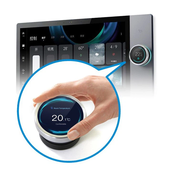 1.6inch 400*400 Round Rotary Knob-on-Display Switch Control Panel Uart Smart Switch Screen
